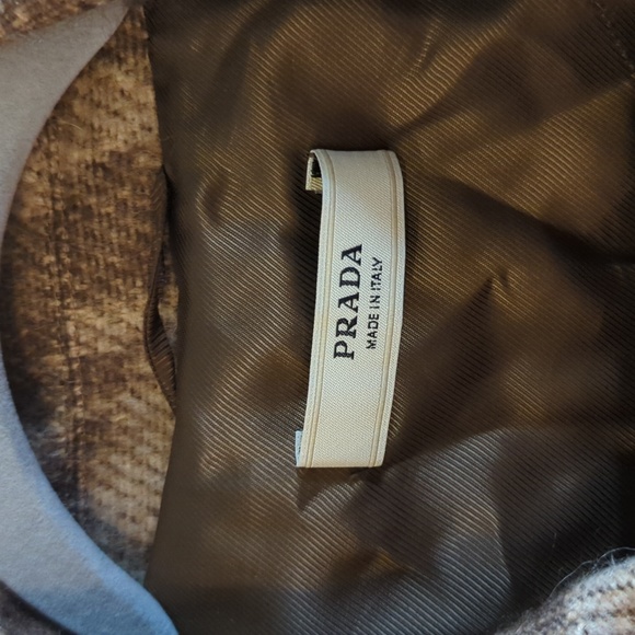 PRADA $2,695 Animal Print Wool Blend Coat - Picture 10 of 12